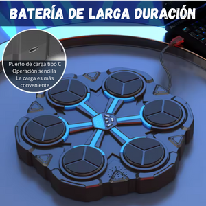 Máquina de boxeo inteligente con música Bluetooth, descompresión, lucha, fitness, boxeo en casa, objetivo de pared, entrenador de boxeo, accesorios de boxeo