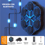 Máquina de boxeo inteligente con música Bluetooth, descompresión, lucha, fitness, boxeo en casa, objetivo de pared, entrenador de boxeo, accesorios de boxeo