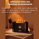 Difusor de aroma KINSCOTER, humidificador de aire, generador de niebla fría ultrasónico, nebulizador, lámpara de llama de aceite esencial LED