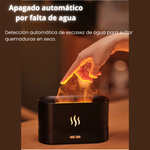 Difusor de aroma KINSCOTER, humidificador de aire, generador de niebla fría ultrasónico, nebulizador, lámpara de llama de aceite esencial LED