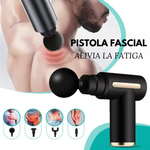 Pistola de fascia portátil Masaje de tejido profundo Mini equipo de masaje de velocidad ligera y ajustable adecuado para todo el cuerpo