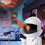 Luz de proyección de astronauta, decoración de dormitorio, luz de noche superior con guitarra de estrella, luz de atmósfera láser de estrella completa